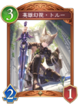 英雄幻視・トルーのカード画像